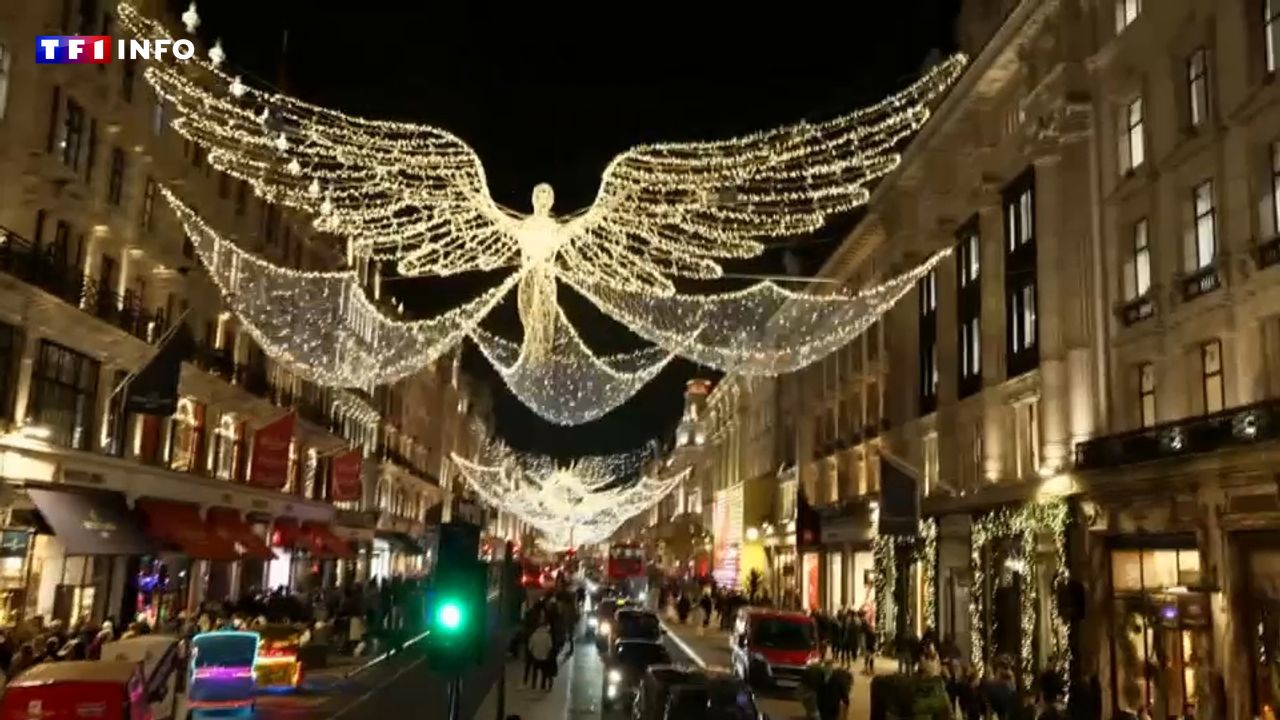 VIDÉO – « C’est magique, splendide » : les illuminations de Noël de Londres continuent d’éblouir les touristes