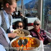 Train gastronomique : voyage aux sommets